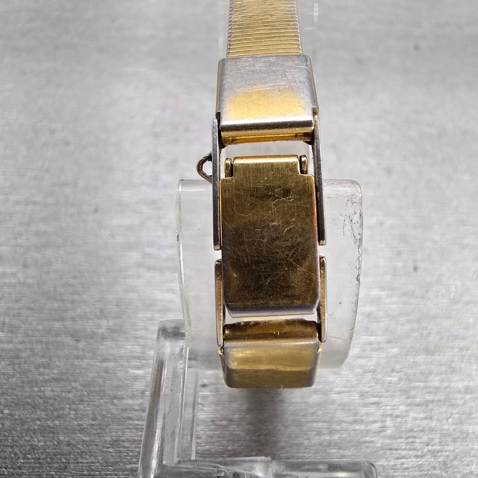 Seiko Watch Women 16mm Brown Dial Gold Tone Oval 2C20-5559 New Battery Vintage