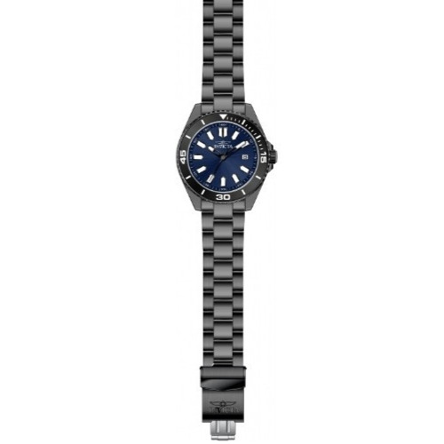 Invicta 46320 Pro Diver Men’s 43mm Blue Sunray Date Dial Black Stainless Watch