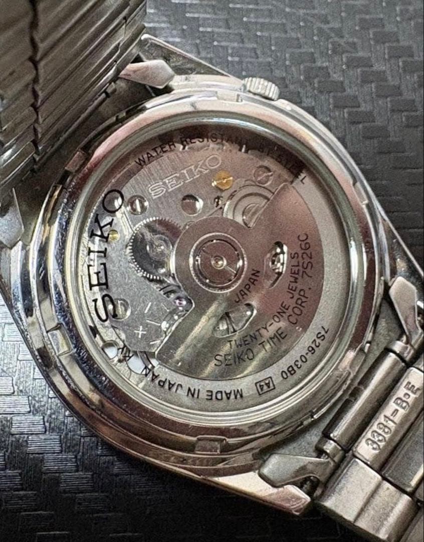 SEIKO 5 Automatic 21 Jewels Transparent Back From Japan