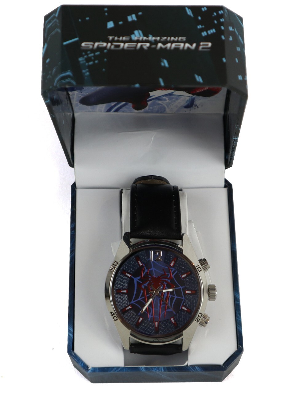 Amazing Spider-Man 2 Movie Collector’s Edition Analog Watch Marvel Black New