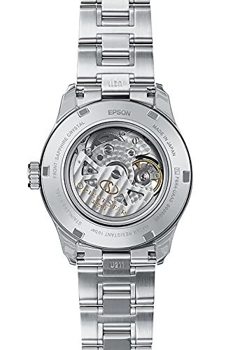 Orient Star RK-AT0002L Automatic Semi-Skeleton Open Heart Navy made in Japan