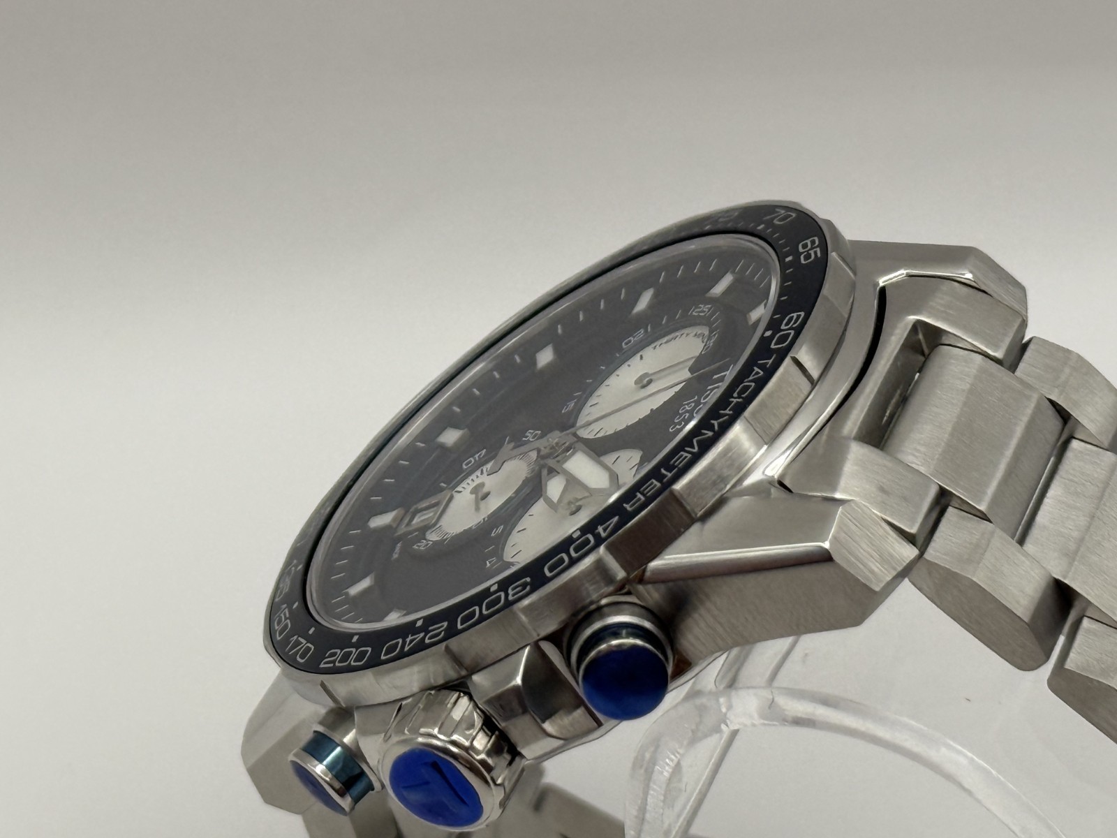 Tissot Supersport Chrono Blue Dial Silver Steel Strap 45mm. -T125.617.11.041.00