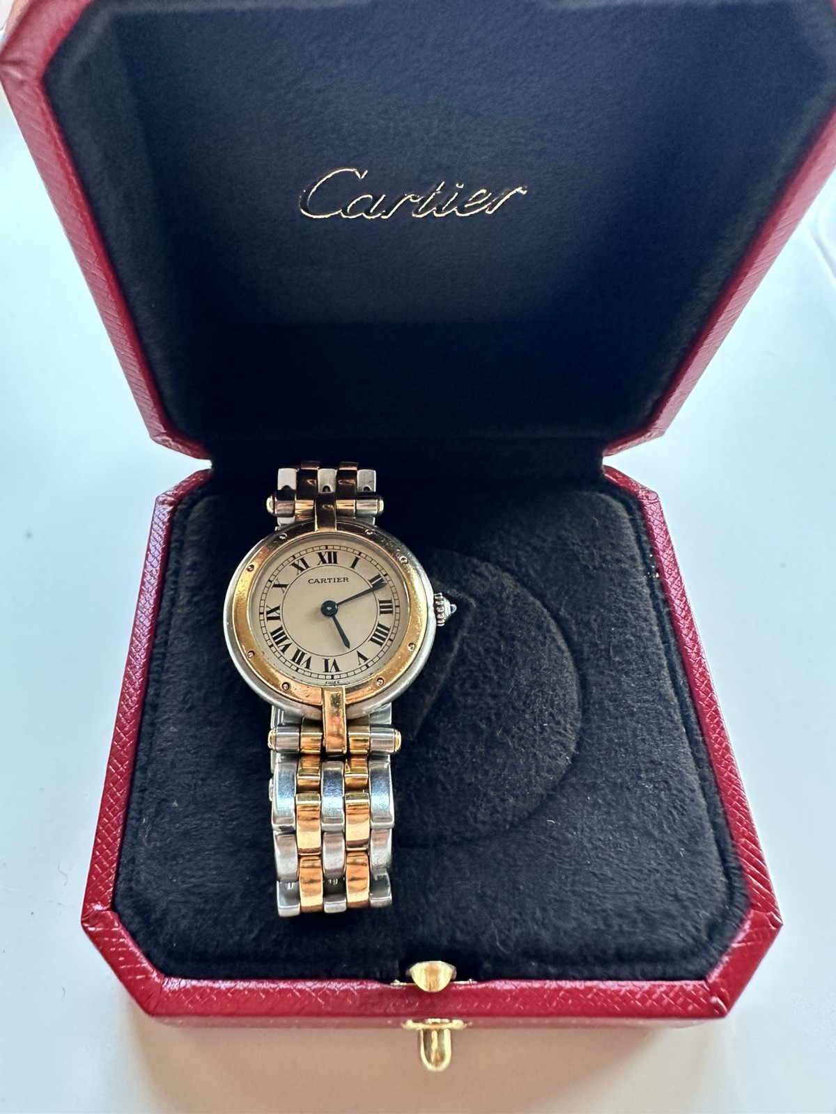 Cartier Panthere Vendome Small Vintage watch stainless steel 18k gold 12851