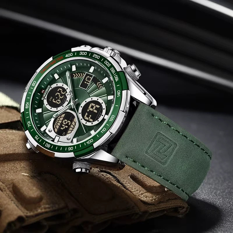 NAVIFORCE NF9197 Men’s Dual-Display 30m Waterproof