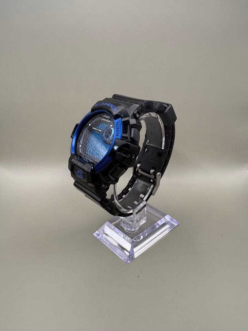 Excellent condition, brand new battery. CASIO G-SHOCK G-8900A Blue/Black.