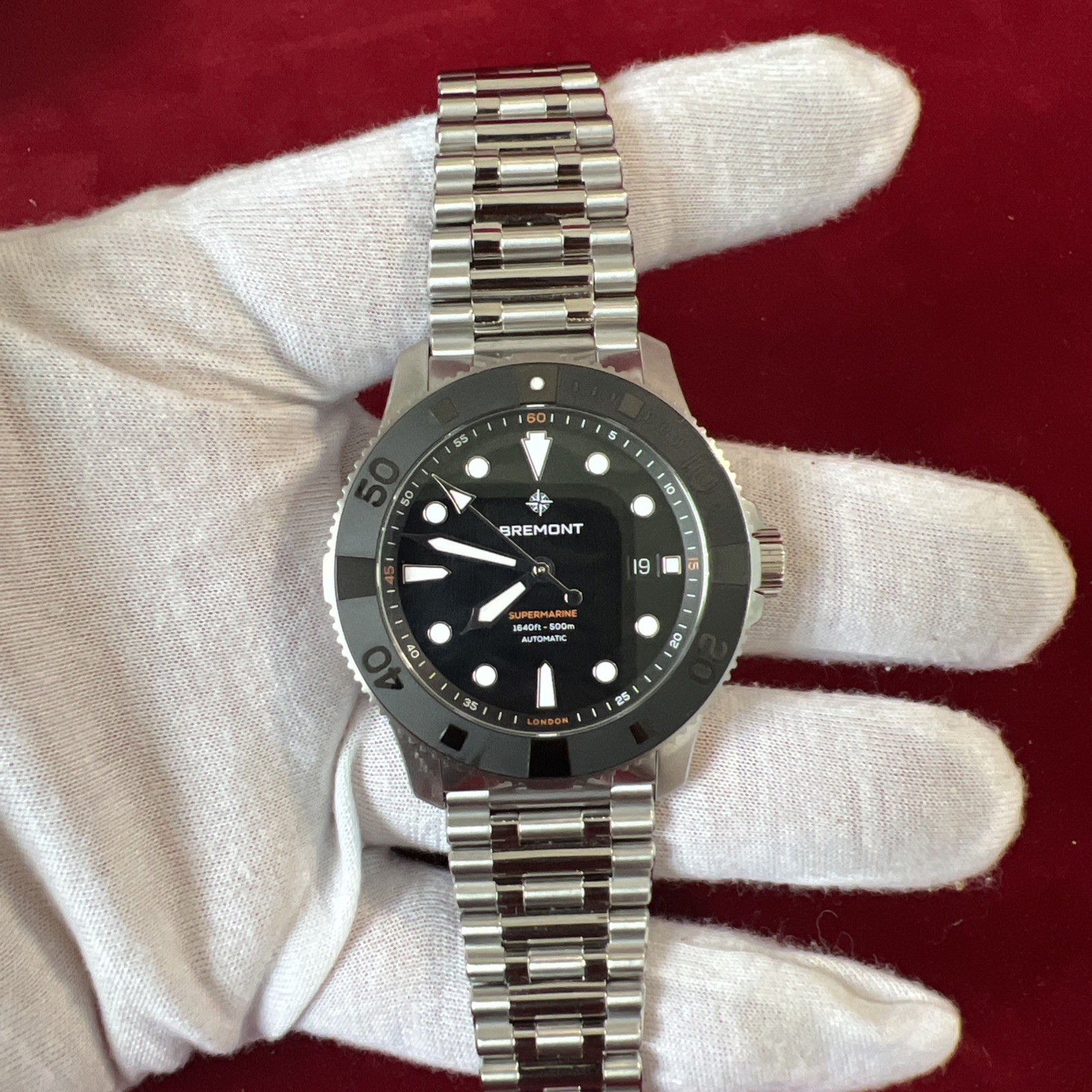 Bremont Supermarine 500m 43mm automatic Stainless Steel