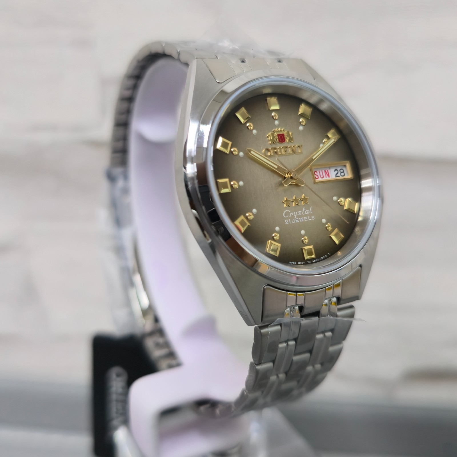 Orient TriStar FAB00009P9 Automatic Gold Dial Stainless Steel New Men’s Watch