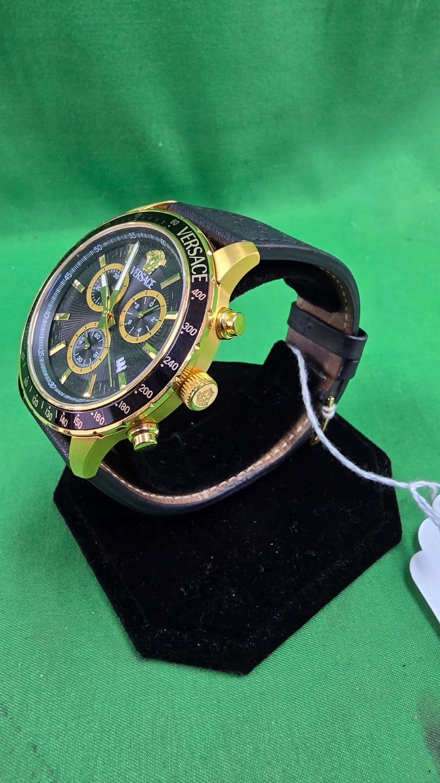 Versace Sport Chrono Quartz Black Dial Men’s Watch VEZCA2240