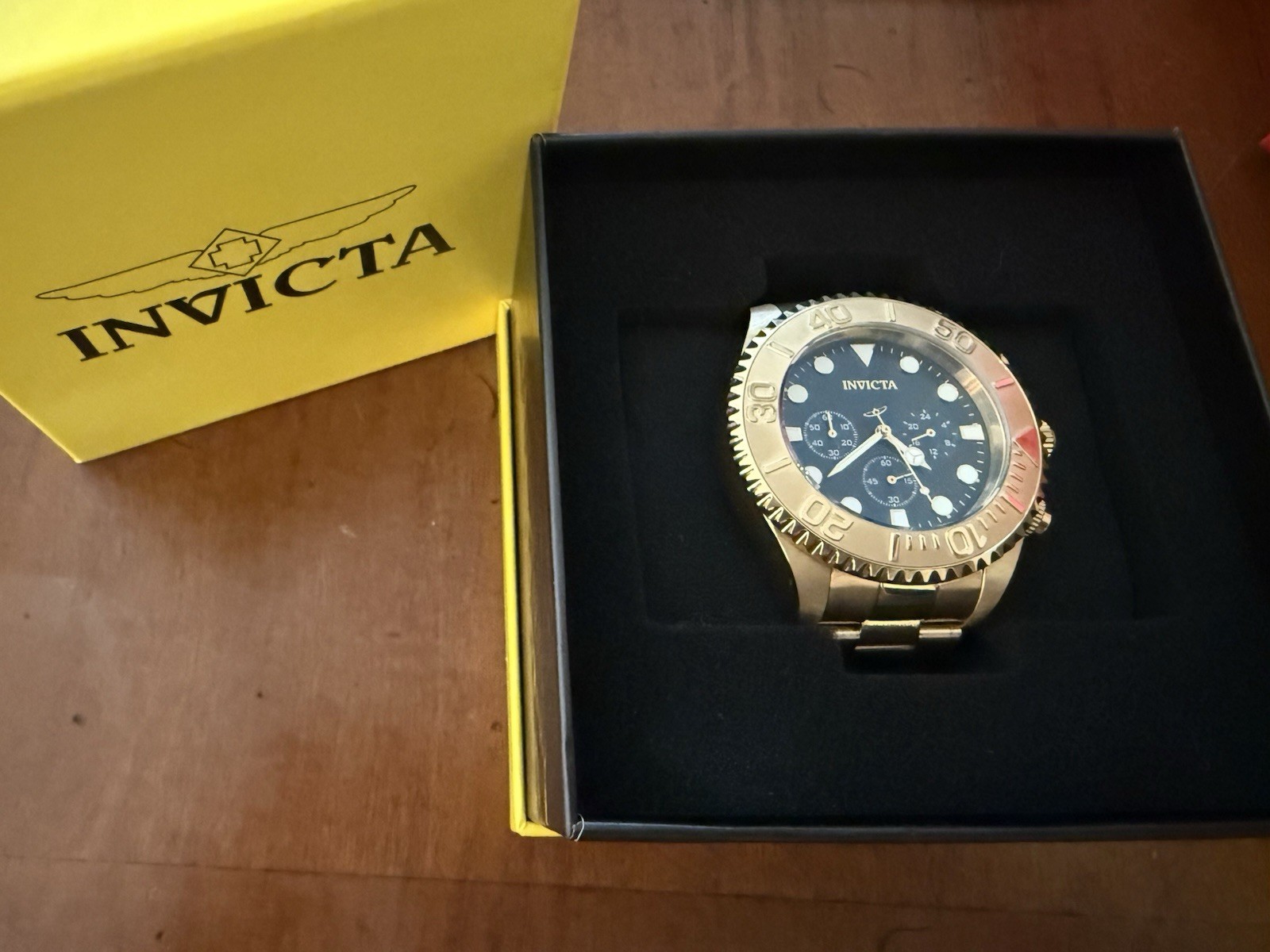 Invicta Grand Diver Men’s Watch – 47mm Gold (36974)