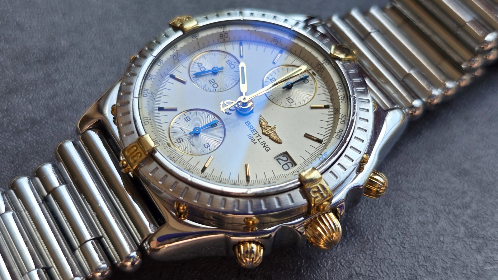 Limited Edition Breitling Chronomat, Rouleaux Bracelet – Serviced, Full Set!