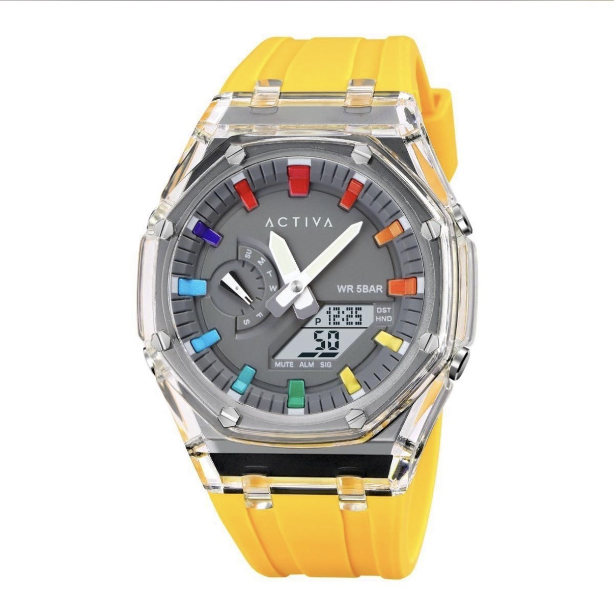 Activa Kaleido X Invicta Digital Sport Men’s Watch Yellow (ACW2100-002)