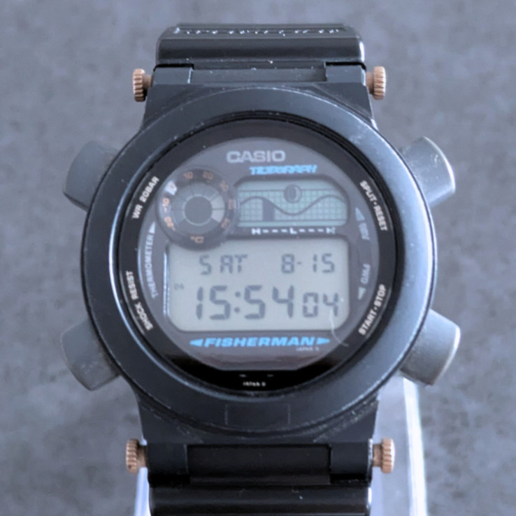 CASIO G-SHOCK DW-8600 FISHERMAN Vintage Digital Watch Japan