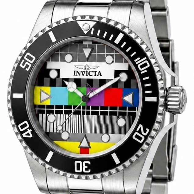 NEW Invicta Pop Art Men’s Watch – 40mm, Steel (49062) Invicta Box Included