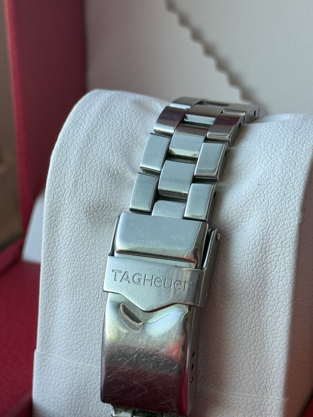 TAG Heuer Aquaracer WAF1419 Blue Mother of Pearl Diamond Dial Ladies 27mm