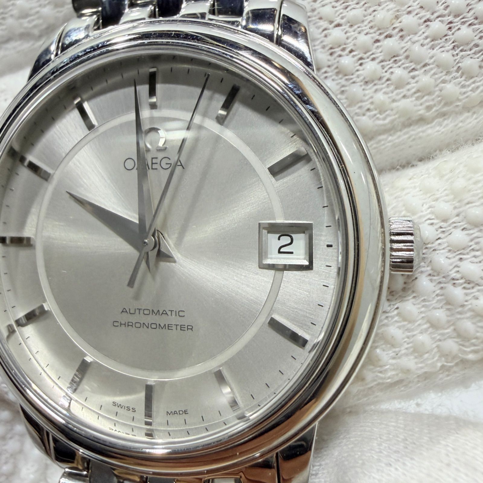 OMEGA De Ville 4500.31 Cal.1120 35mm Date AT Men’s Watch Working wrist 18cm