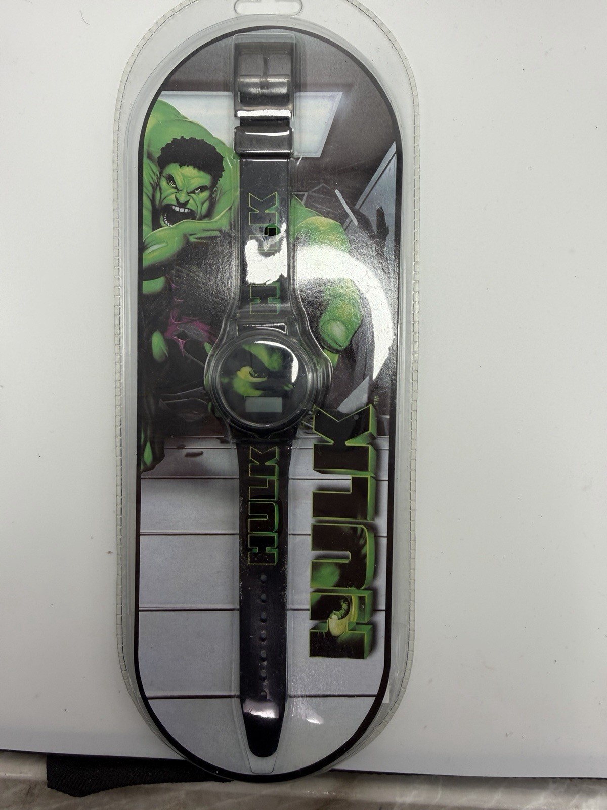 2003 Marvel Hulk Movie Digital Wrist Watch Brand New Unopened Incredible