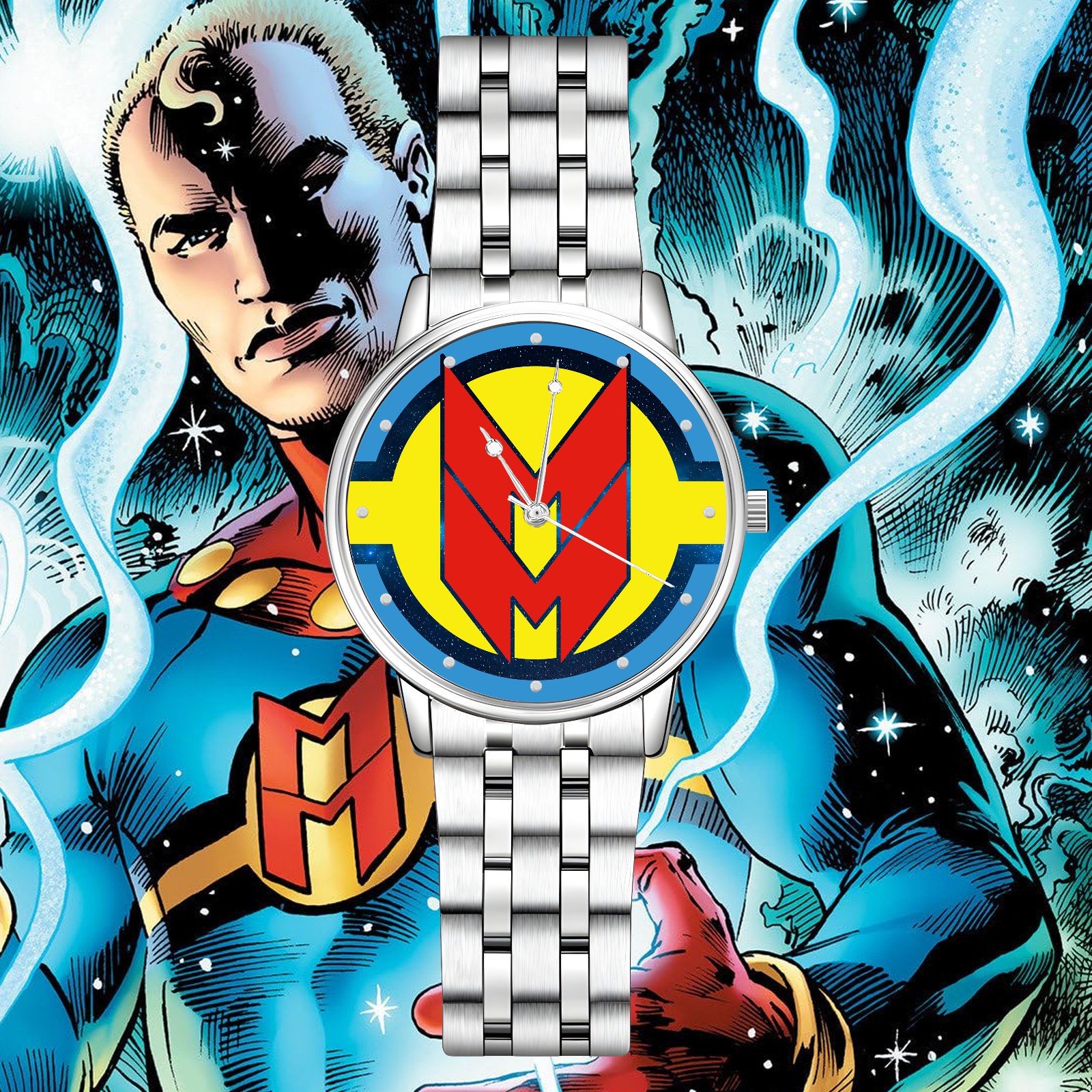 Miracleman Symbol Engraved Wristwatch