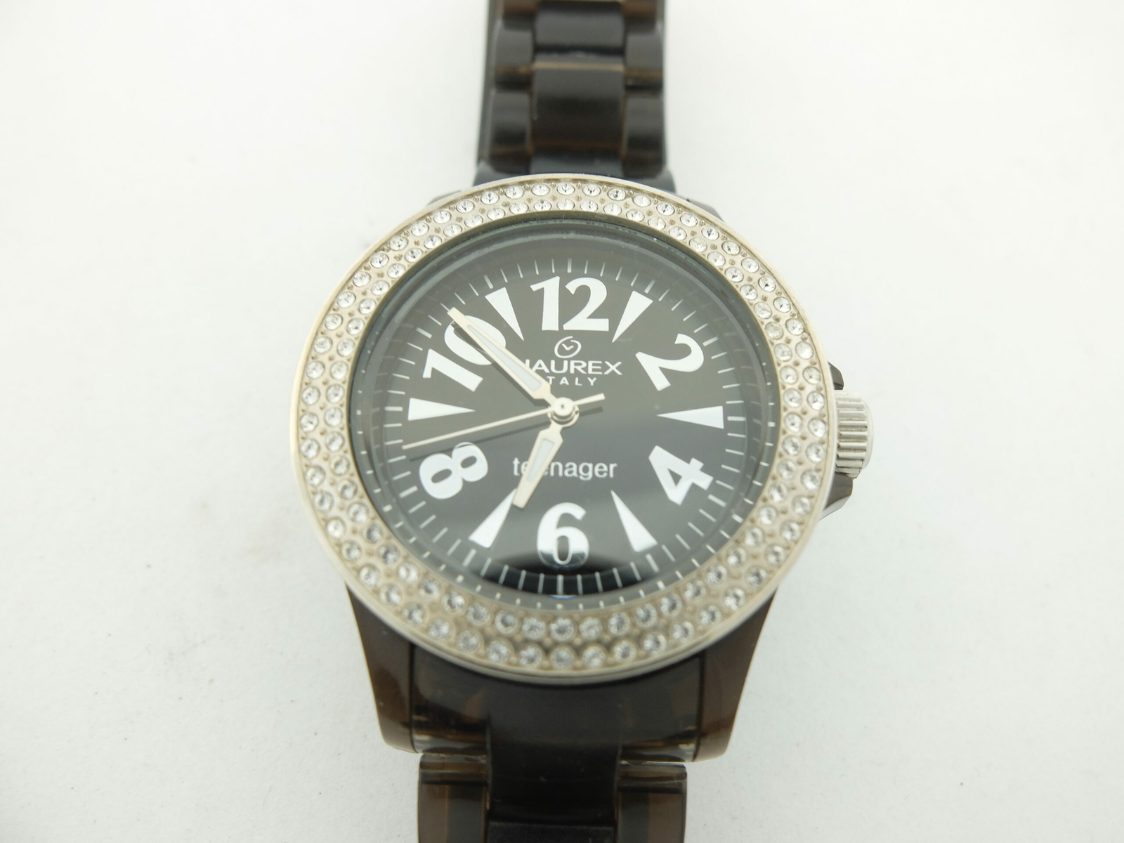 Watch Chronograph Haurex Italy Teenager 77246DNM Polycarbonate Women’s Quartz