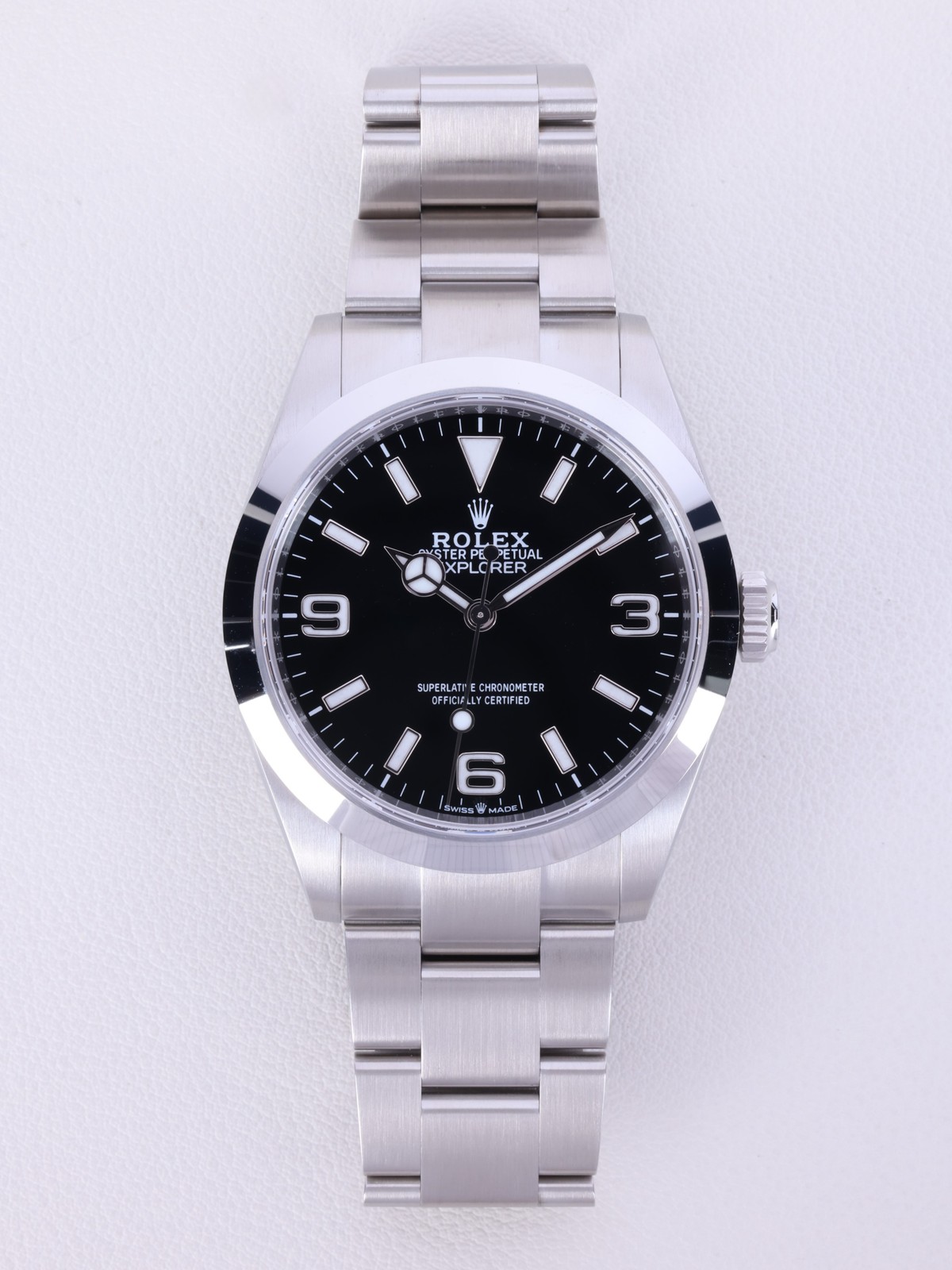 Rolex Explorer 40 224270 40mm Black Dial Full Set New