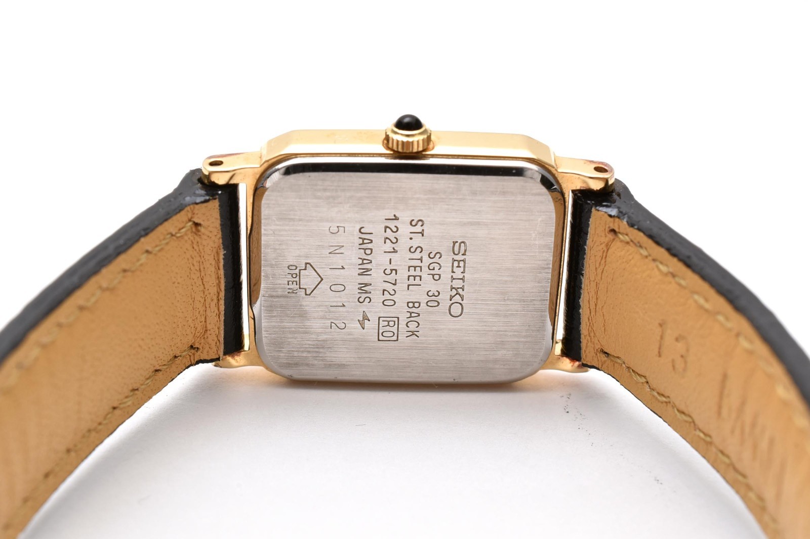 [Exc+5] SEIKO Exceline 1221-5720 18mm Quartz Vintage Gold Tone Women’s Watch