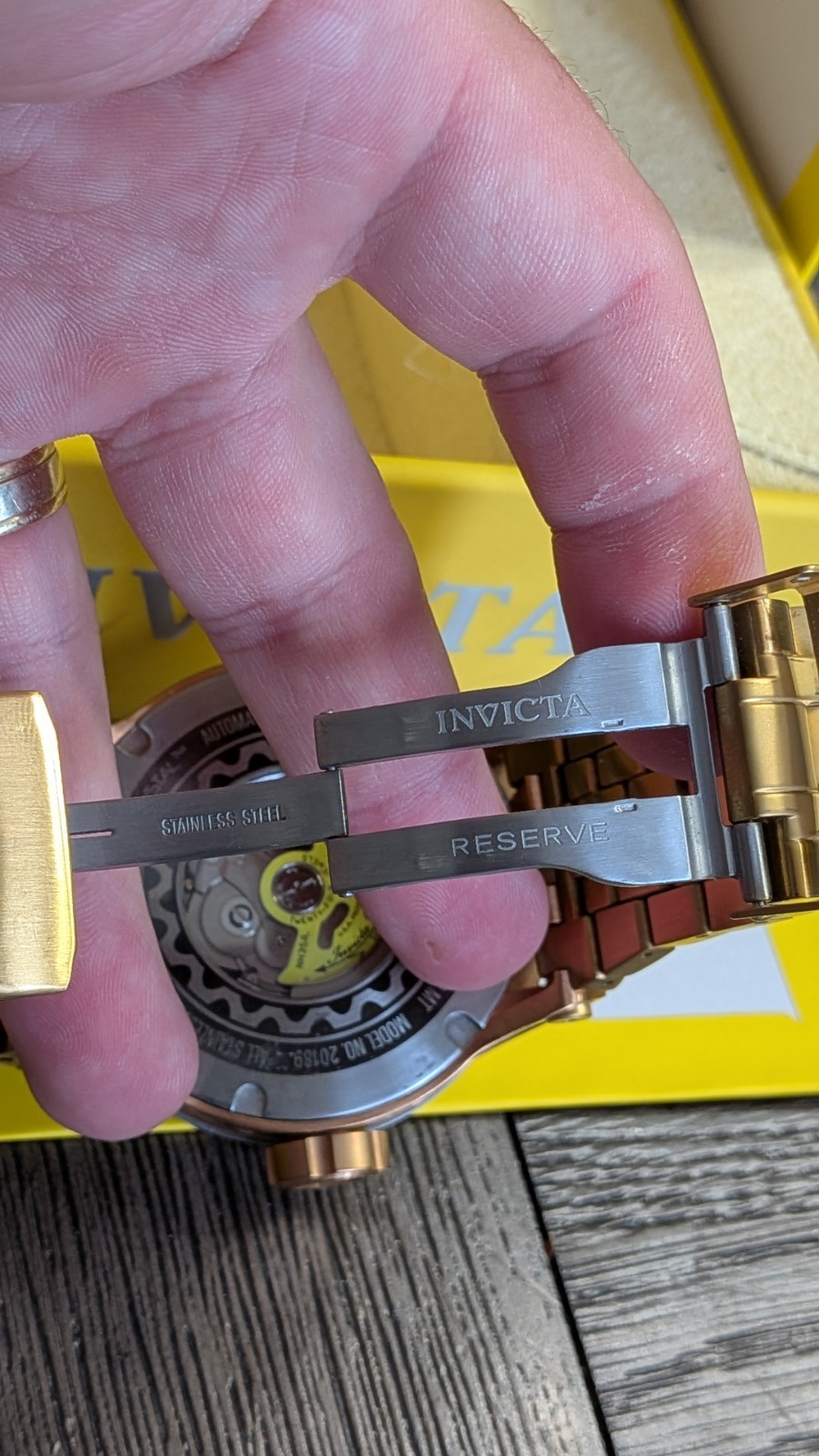 Invicta 20189 52mm Rose-tone Specialty Subaqua Auto Watch