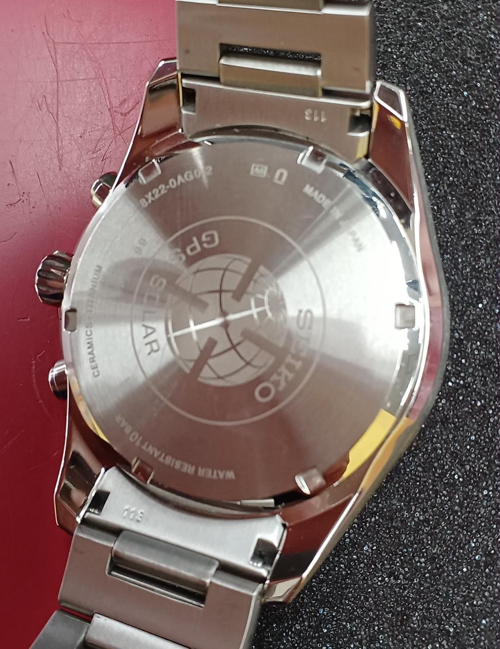 GPS Solar Watch Model Number SBXB085(8X22 0AG0 2) SEIKO