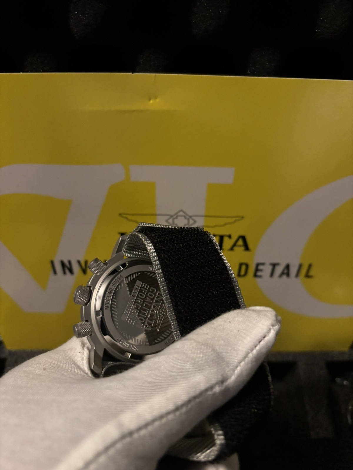 50094 Invicta Coalition Forces Sovereign OPS Men’s Watch-50mm Orange, Grey, Blk.