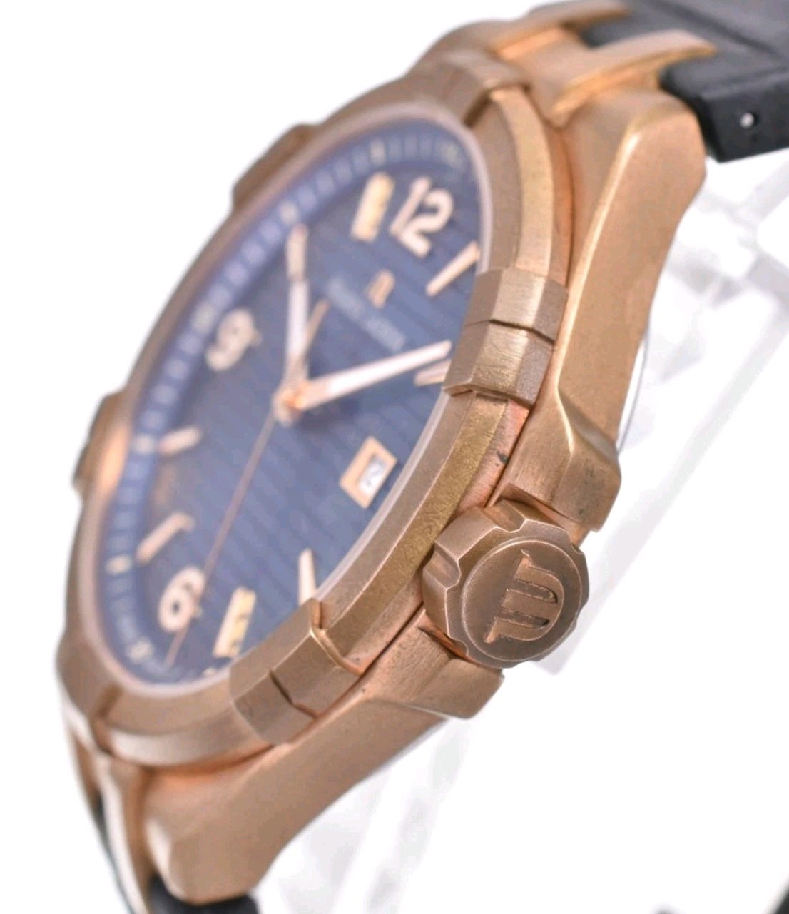 MAURICE LACROIX Aikon Bronze AI1028-BRZ01-420-1 Quartz Movement Watch – Boxed