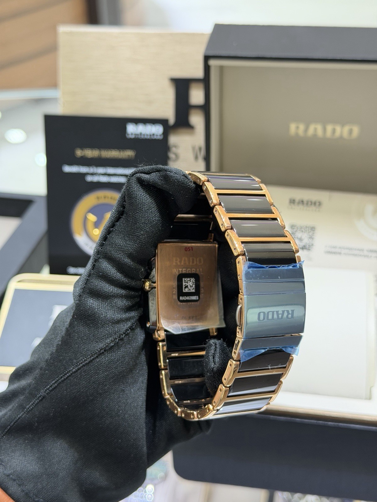 Rado Integral 41mm Rose Gold Ceramic Watch (R20207712)