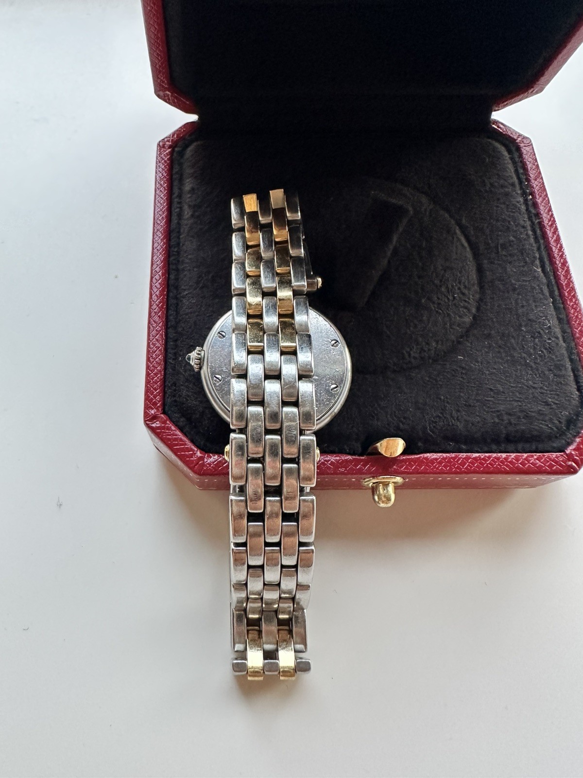 Cartier Panthere Vendome Small Vintage watch stainless steel 18k gold 12851