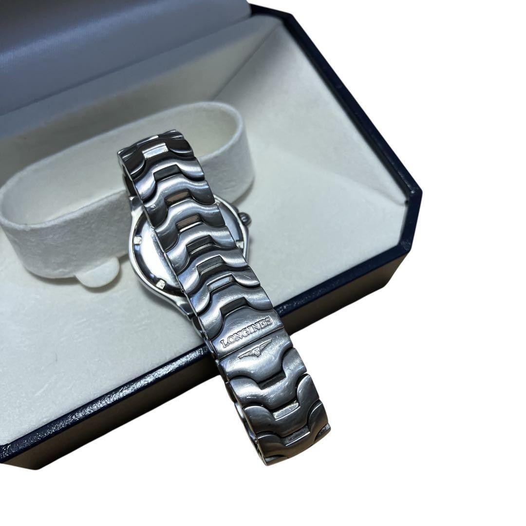 [Box Papers Links Full Set NM] Longines Conquest L3.112.4 Navy Blue Ladies Watch