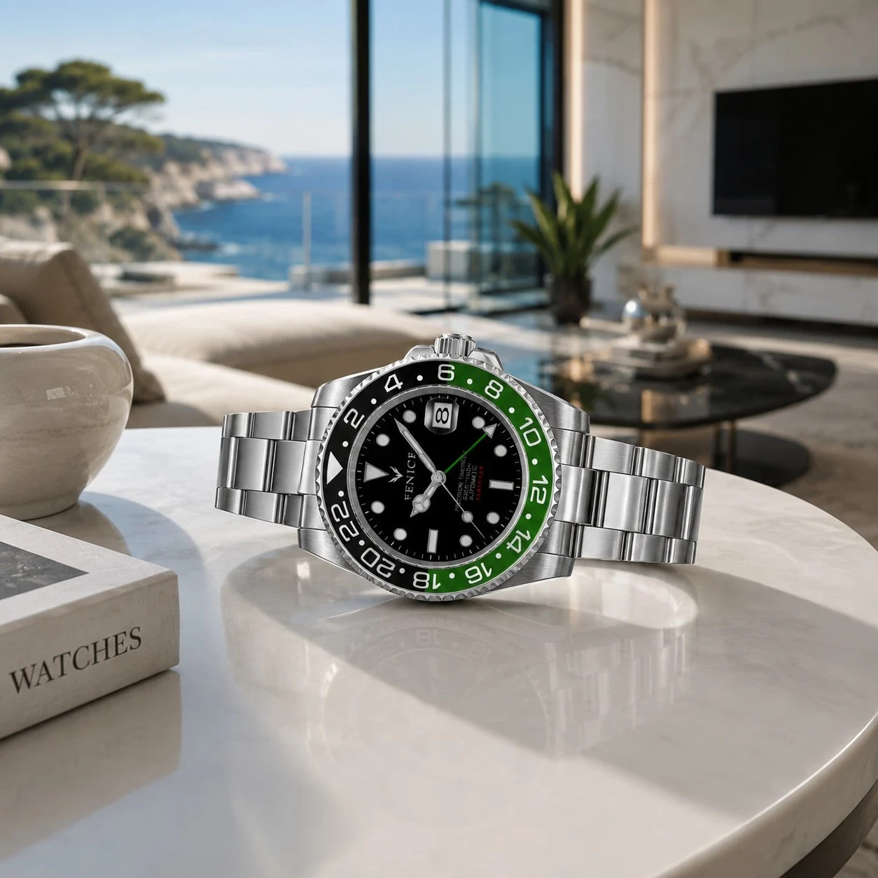 Fenice Subtrack Spectre GMT Automatic Watch 10ATM Seiko NH34A