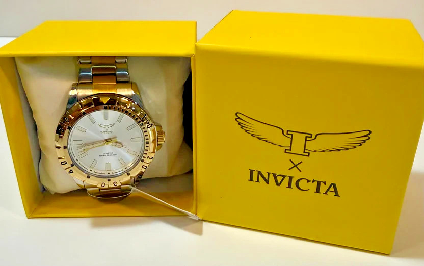 Invicta 69036 Specialty I Men 42mm Two Tone Silver Dial Quartz Bracelet Watch