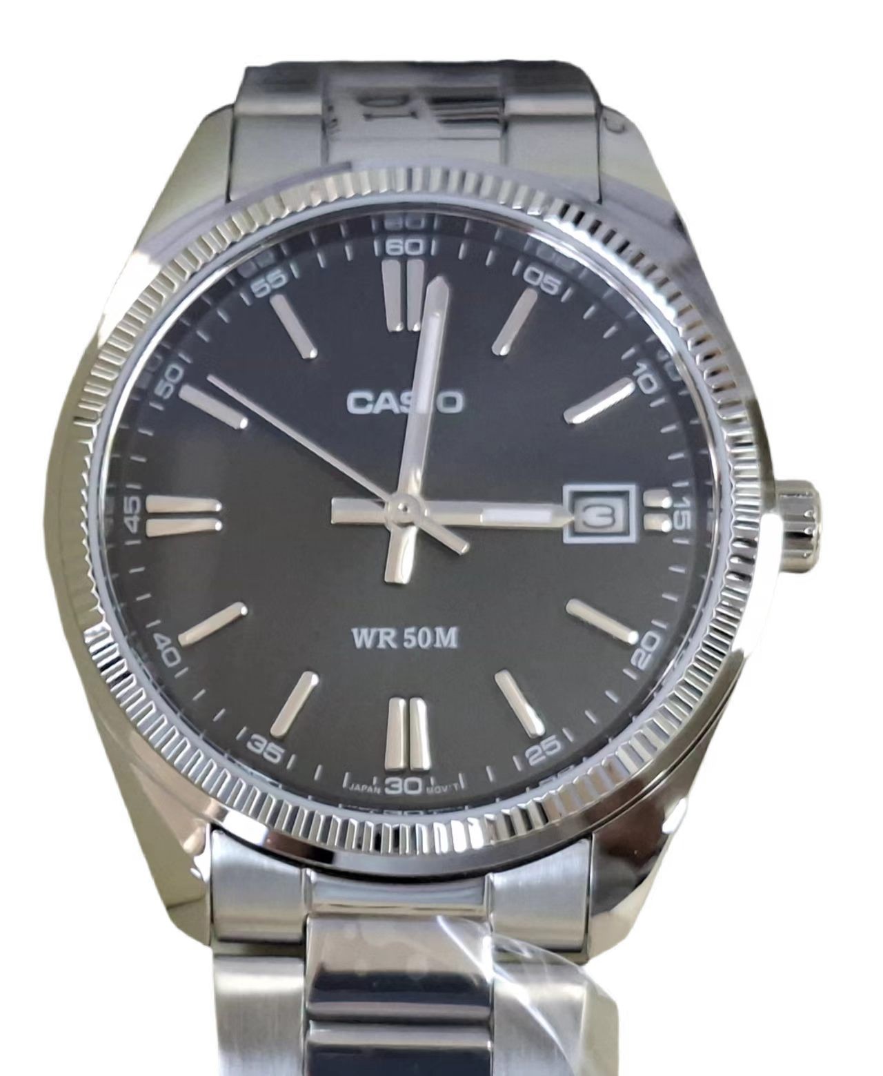 Casio UTP-1302PD-1A Stainless Steel Band 35 mm Dail Black Unisex Adults Watch