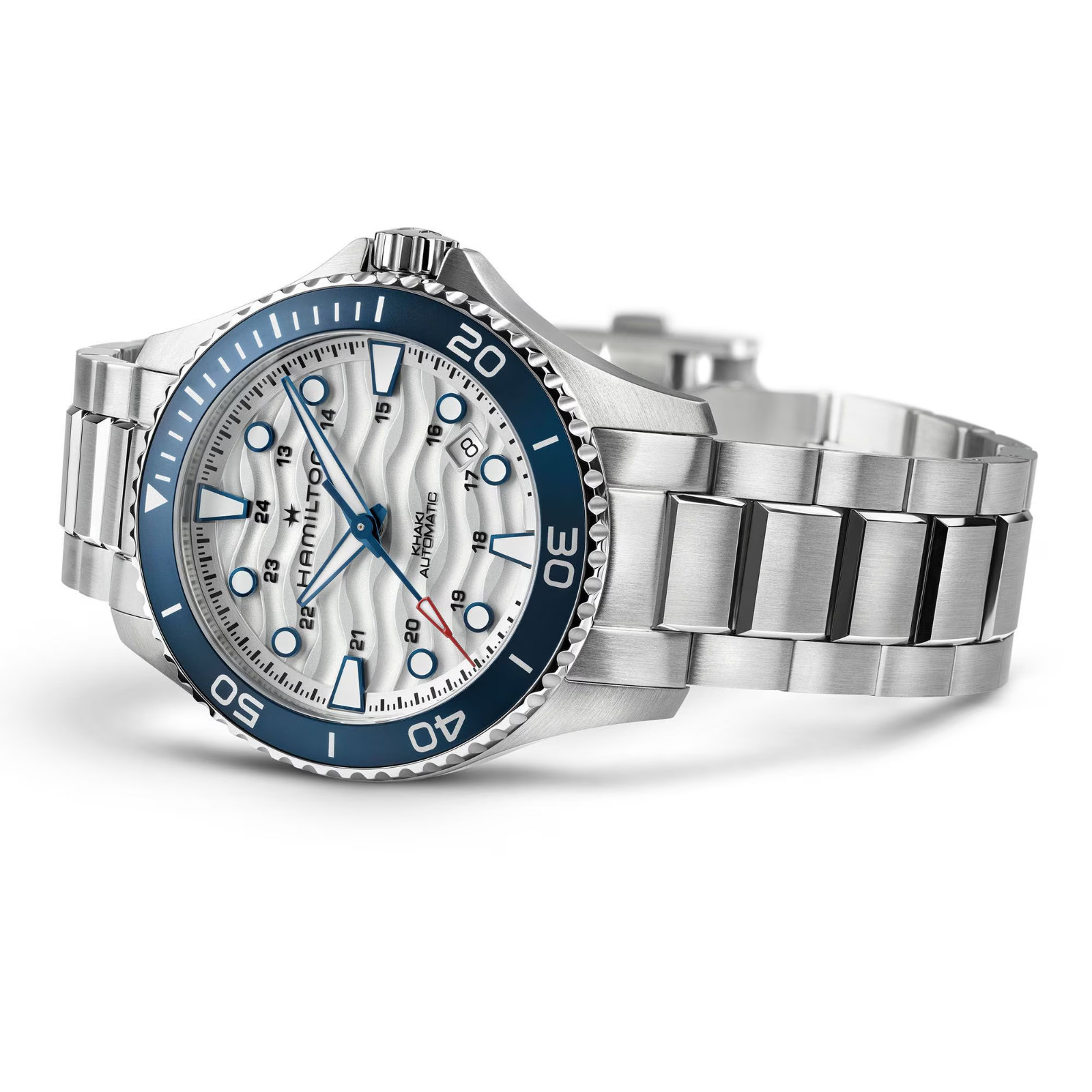Hamilton Khaki Navy Scuba Automatic 40 MM White Dial Watch H82425110