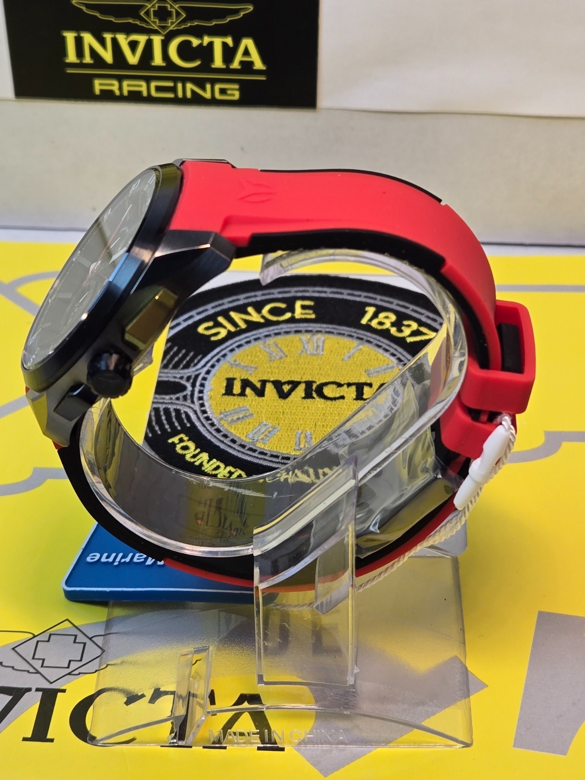 TechnoMarine Ocean Quantum Sport Men’s Watch 44mm Chrono Red & Black NEW!