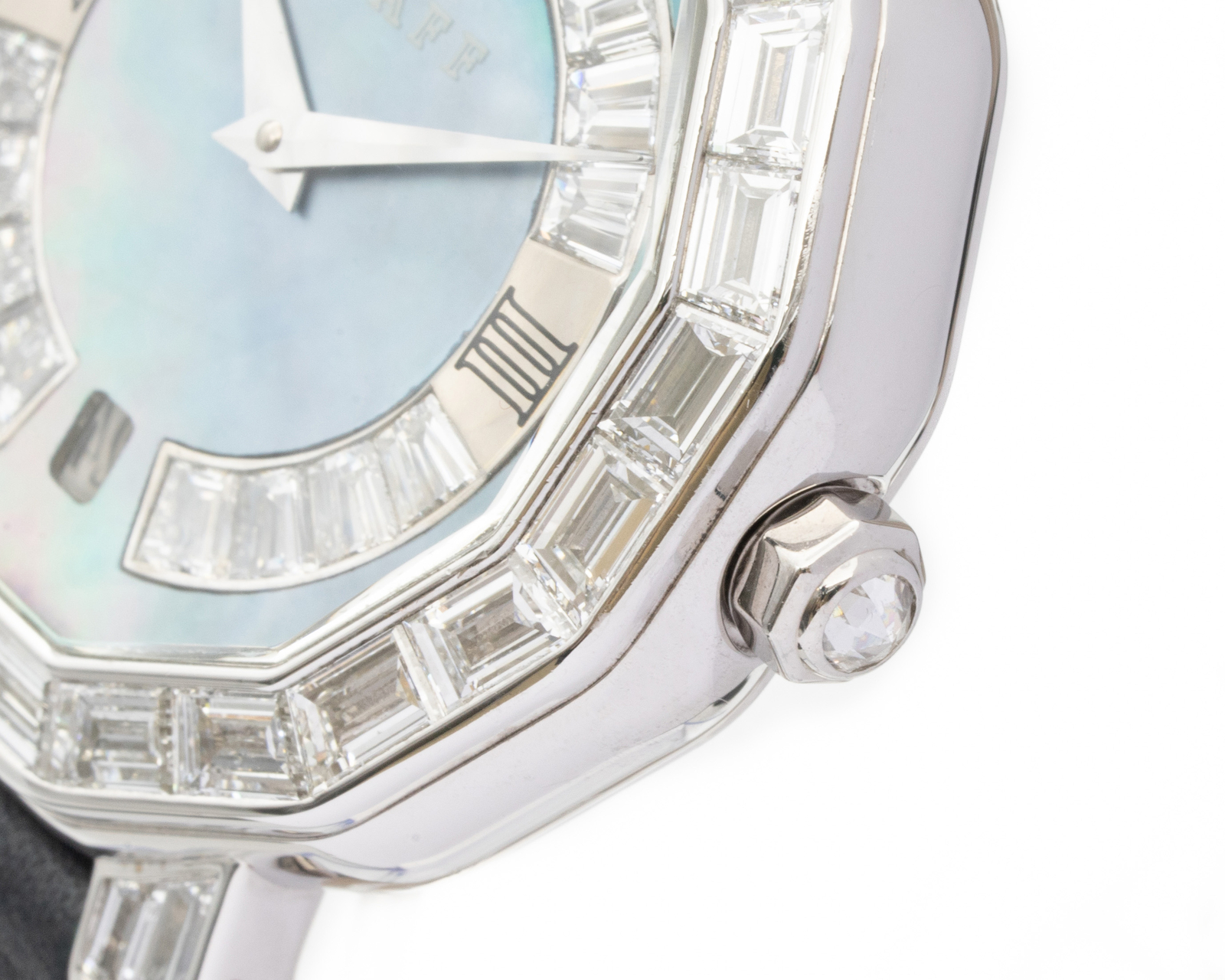 Graff London 36mm Diamond Ice Blue Mother-Of-Pearl Dial Watch