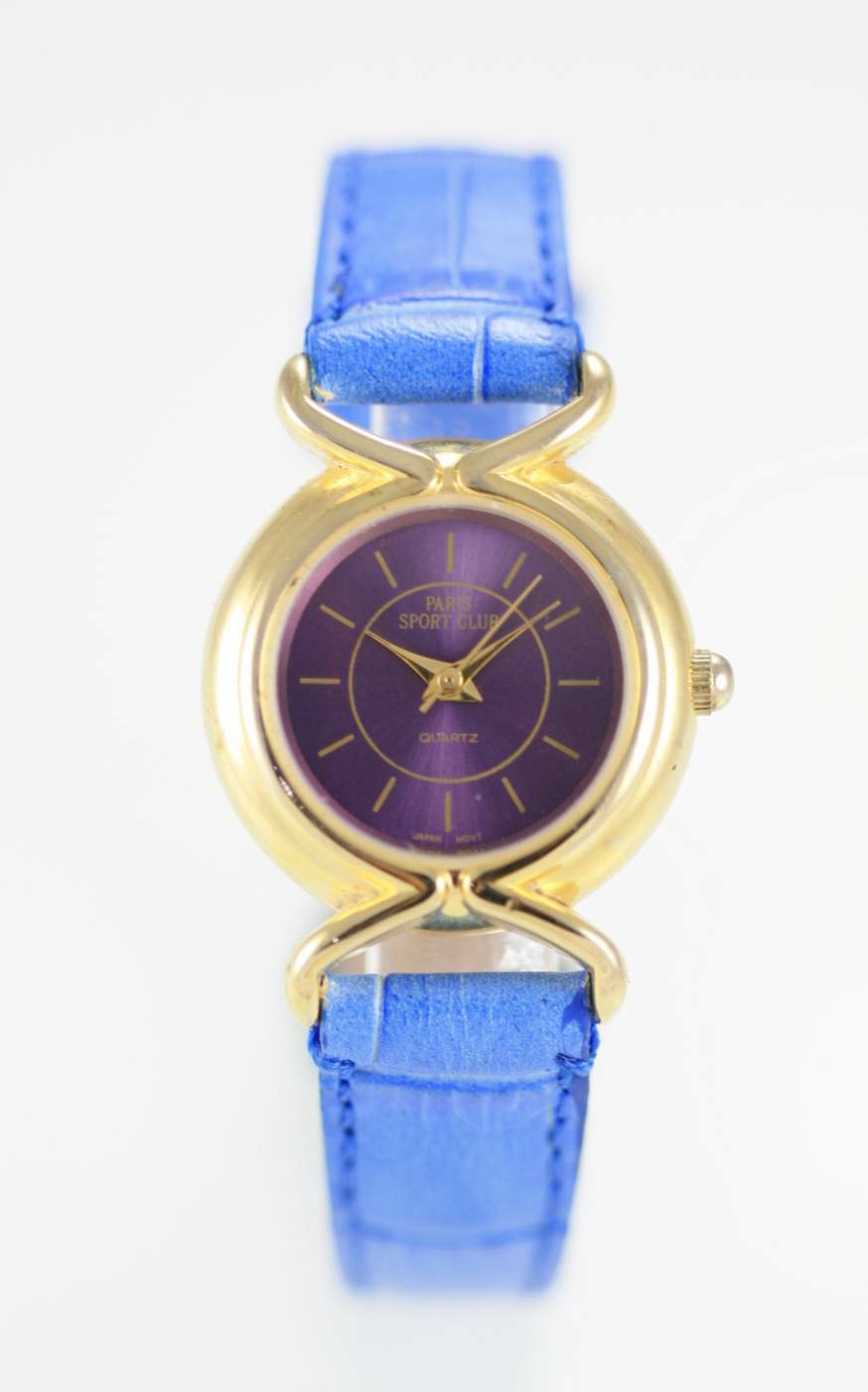 Paris Sports Club Women’s Stainless Steel Water Resistant Easy Read Quartz Watch
