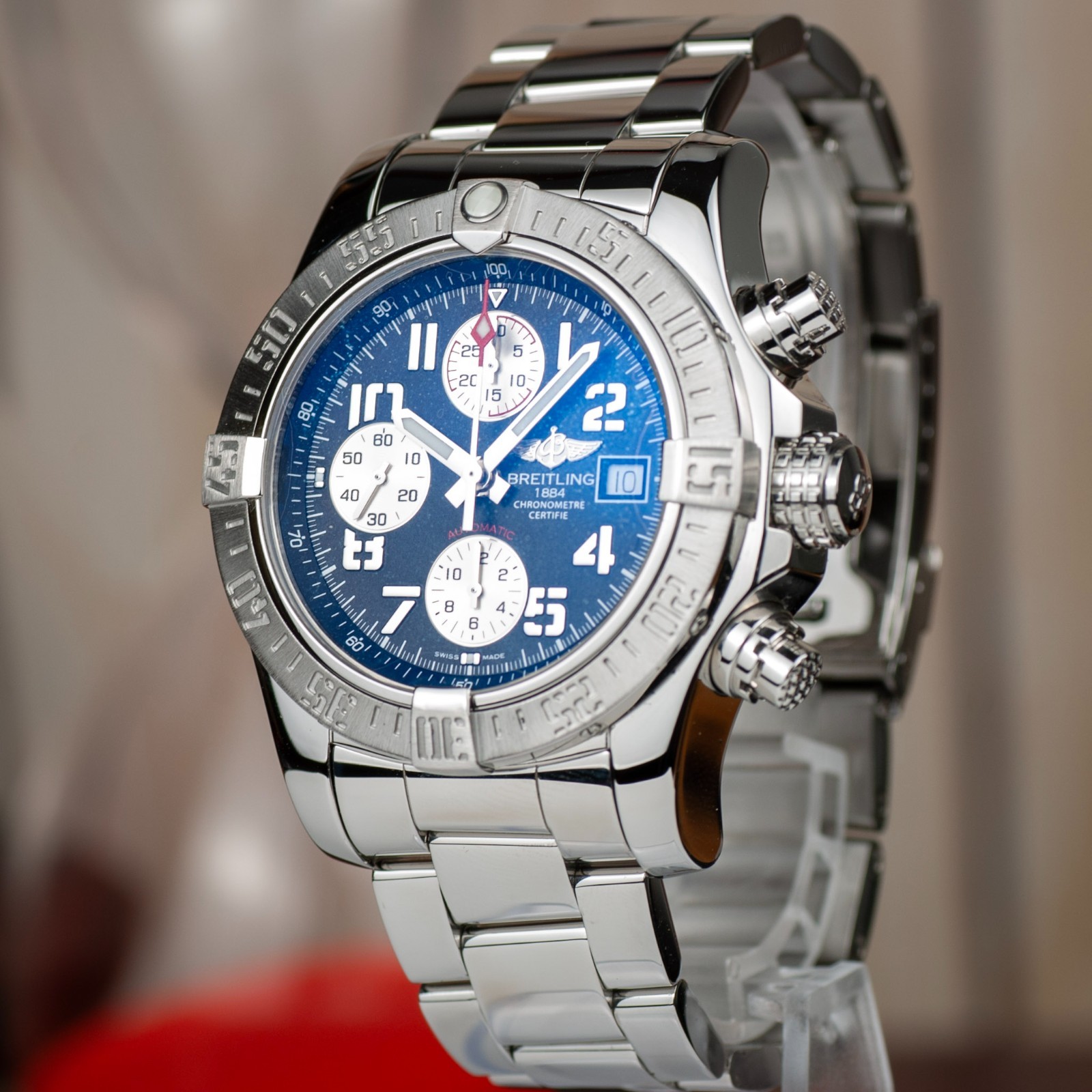 Breitling Avenger II Chronograph 43mm Full Set – Just Factory Serviced – A133811
