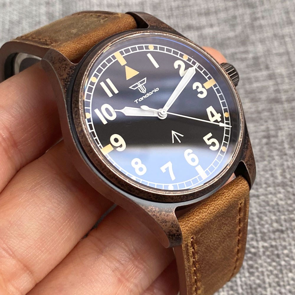 Tandorio Dive Automatic Men’s Watch NH35A PT5000 Waterproof Sapphire Glass 39mm