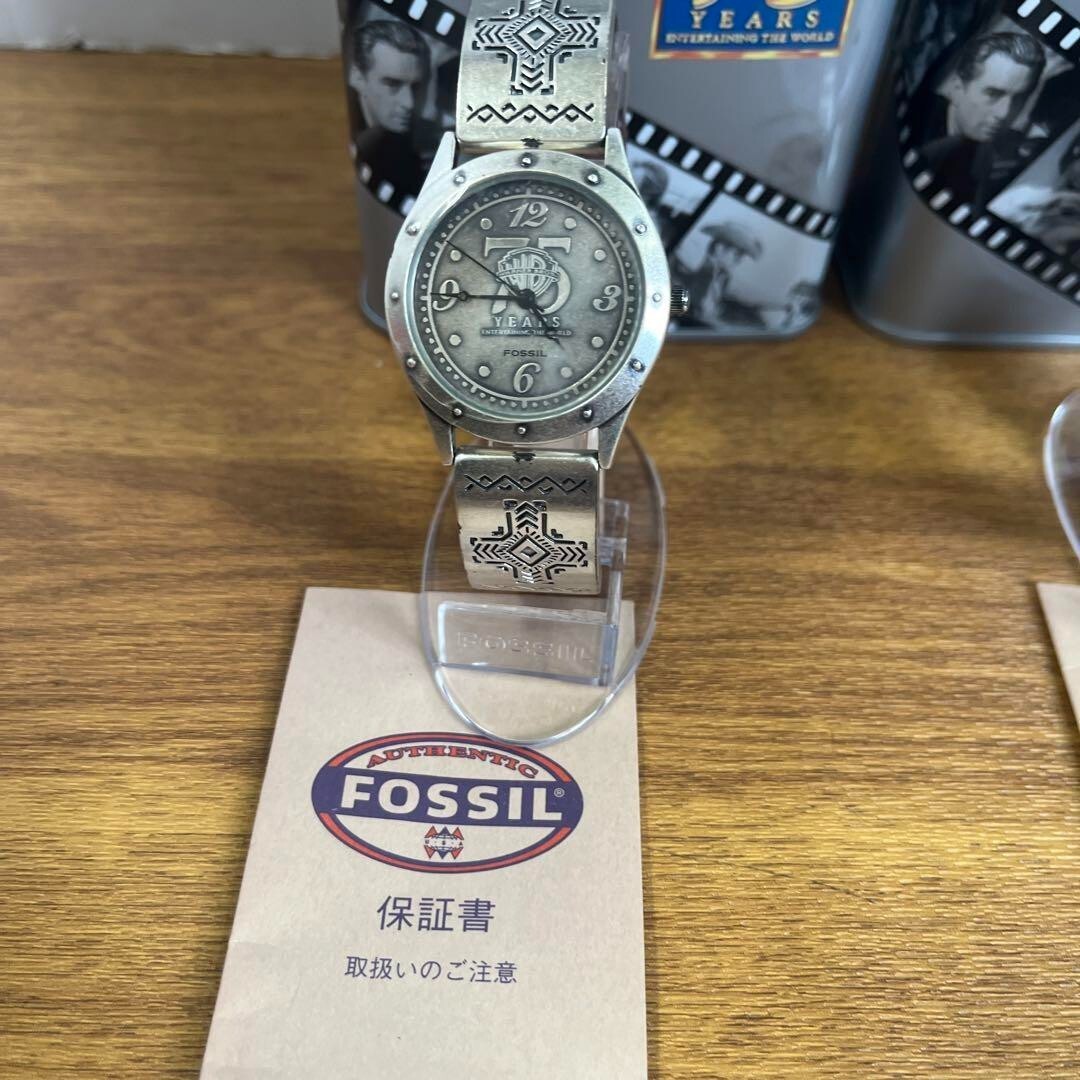 Fossil x Warner Bros. 75 Years Watch Set Of 2 Unused From Japan