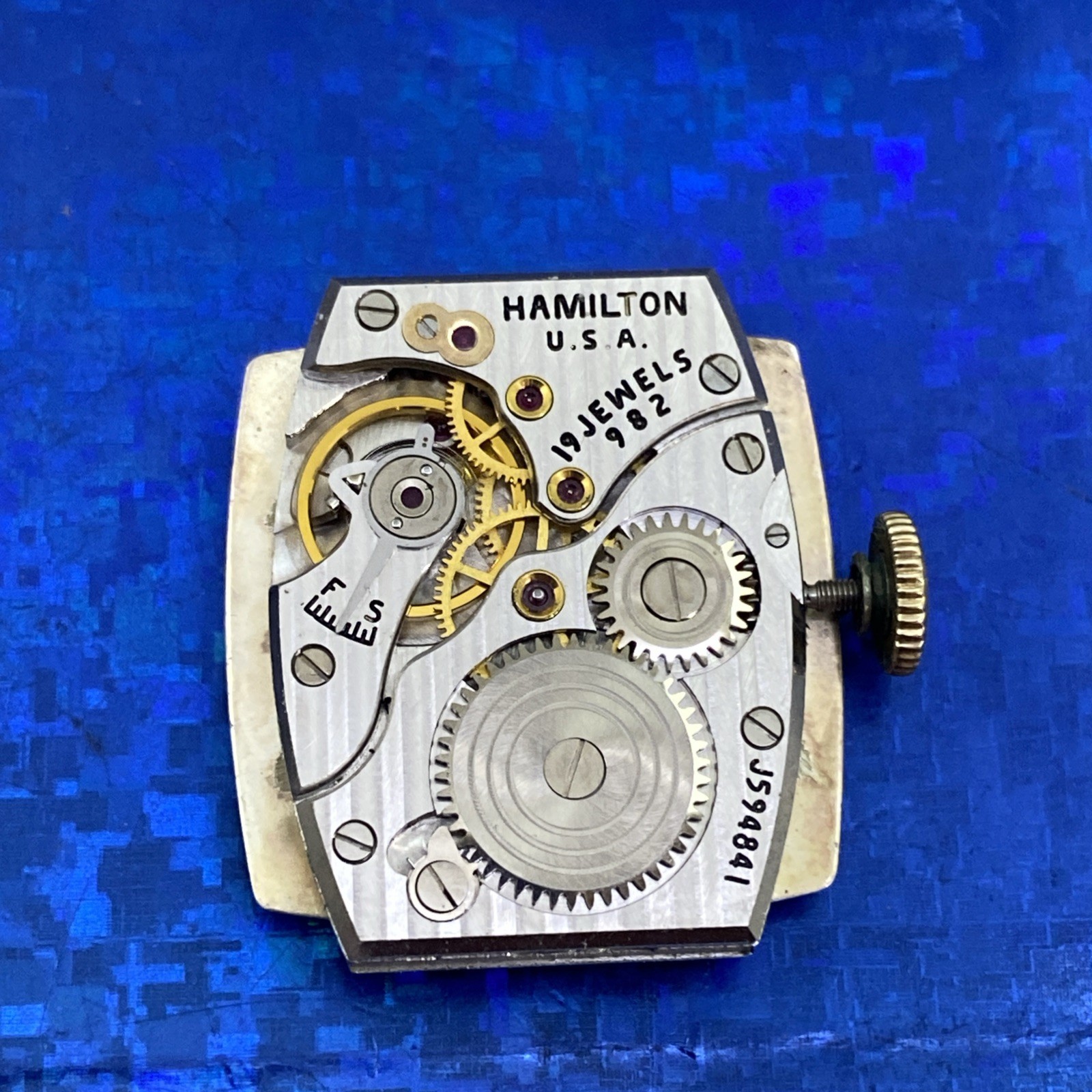 Vintage 1949 Man’s HAMILTON NORMAN Silver Dial Fully Serviced & 1 Year WARRANTY