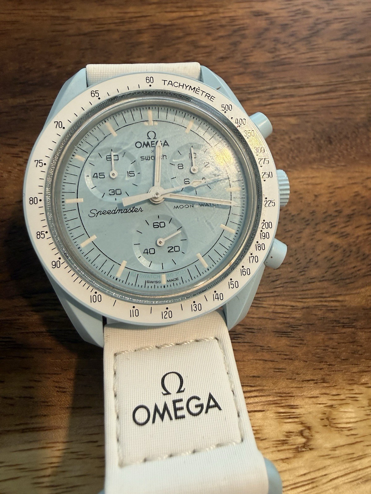 Swatch SO33L100 Blue Unisex Adults Wristwatch