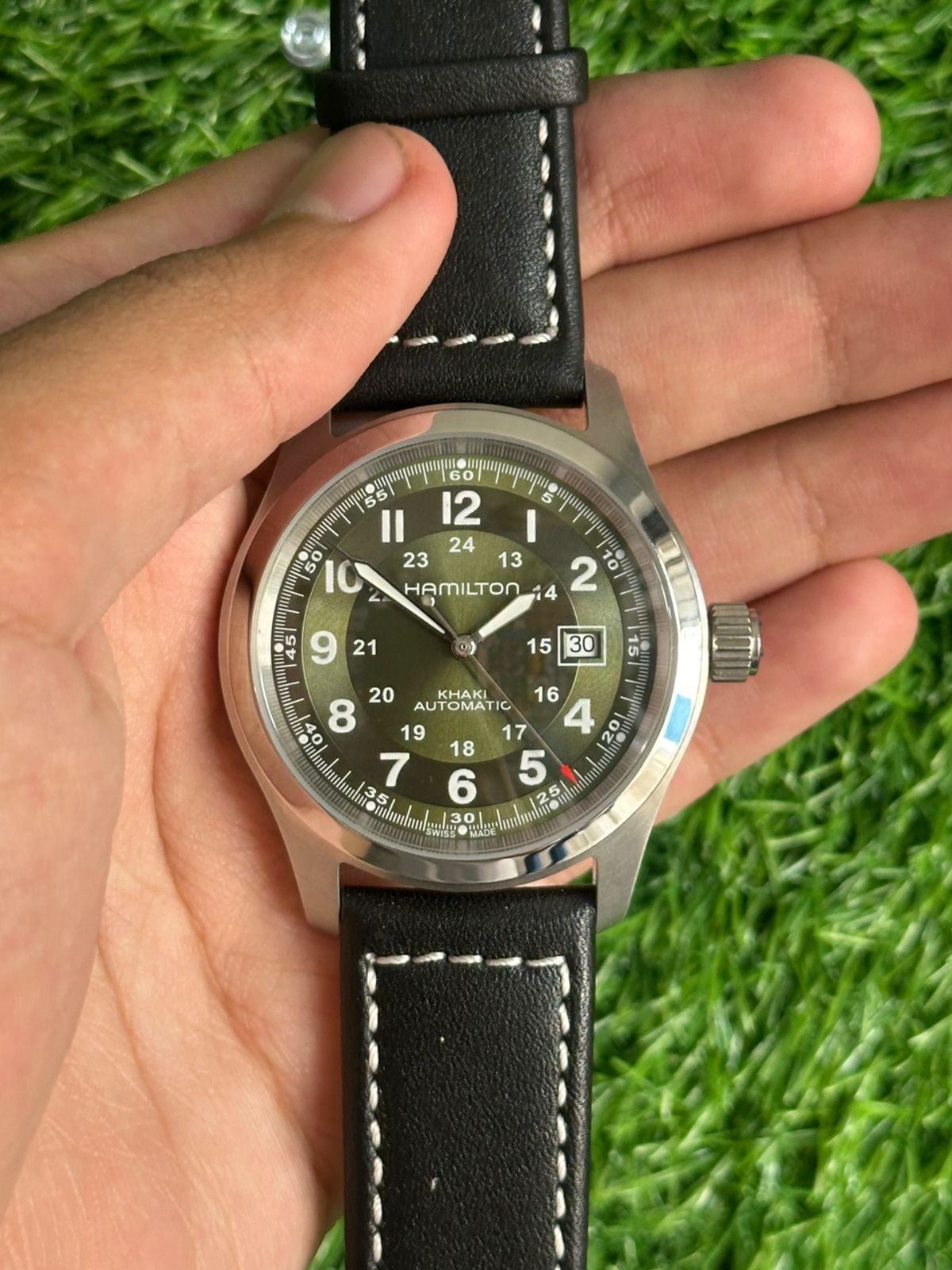 Hamilton Khaki Field Green Dial Automatic Men’s Watch