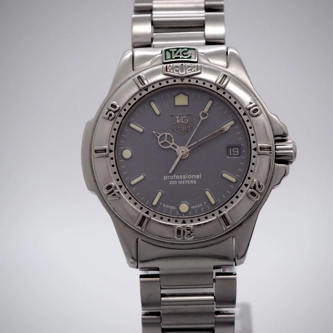TAG HEUER 999.213A Professional 200 35mm Gray Dial Silver Band
