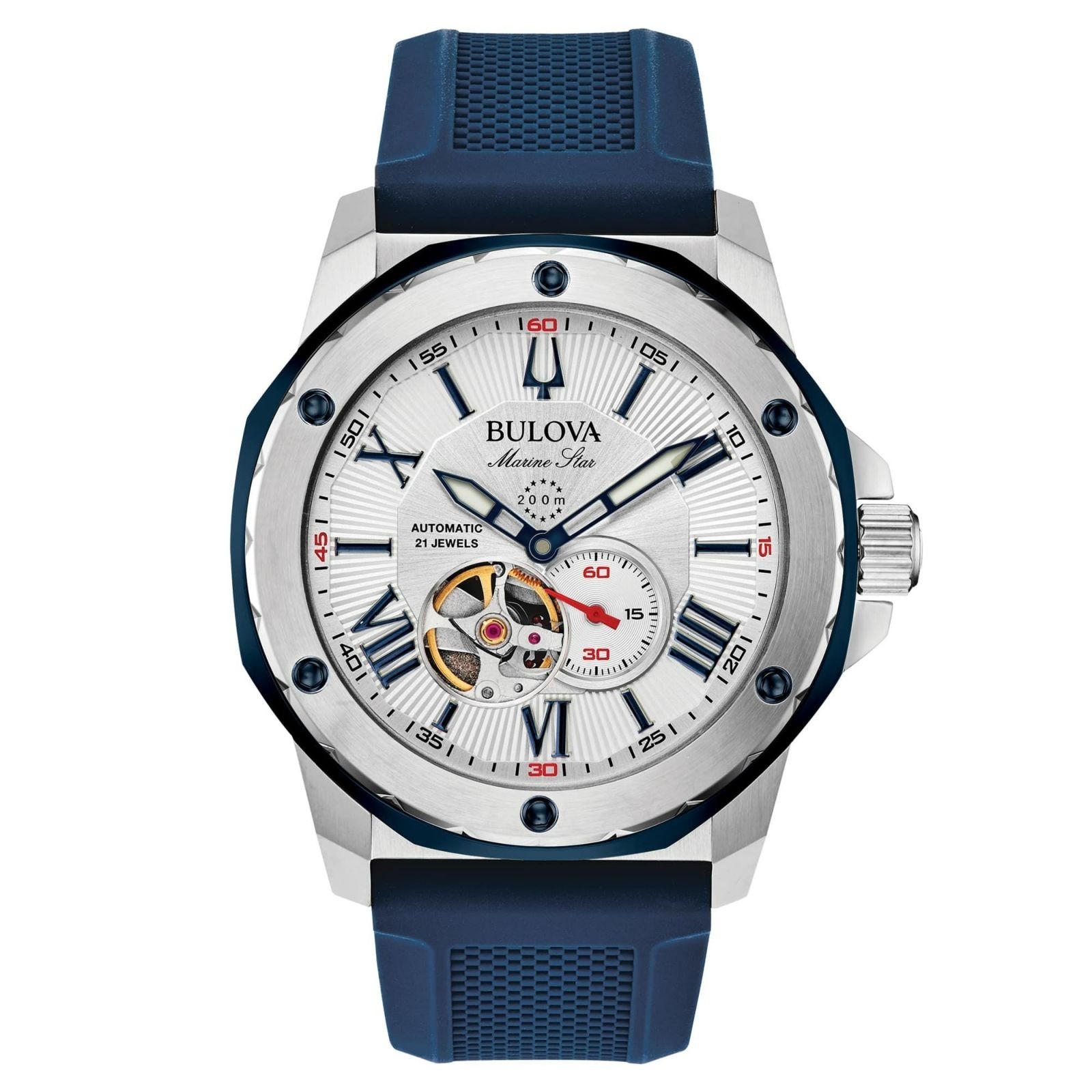 Citizen Bulova Marine Star 45mm Silver Stainless Steel Case 98A225