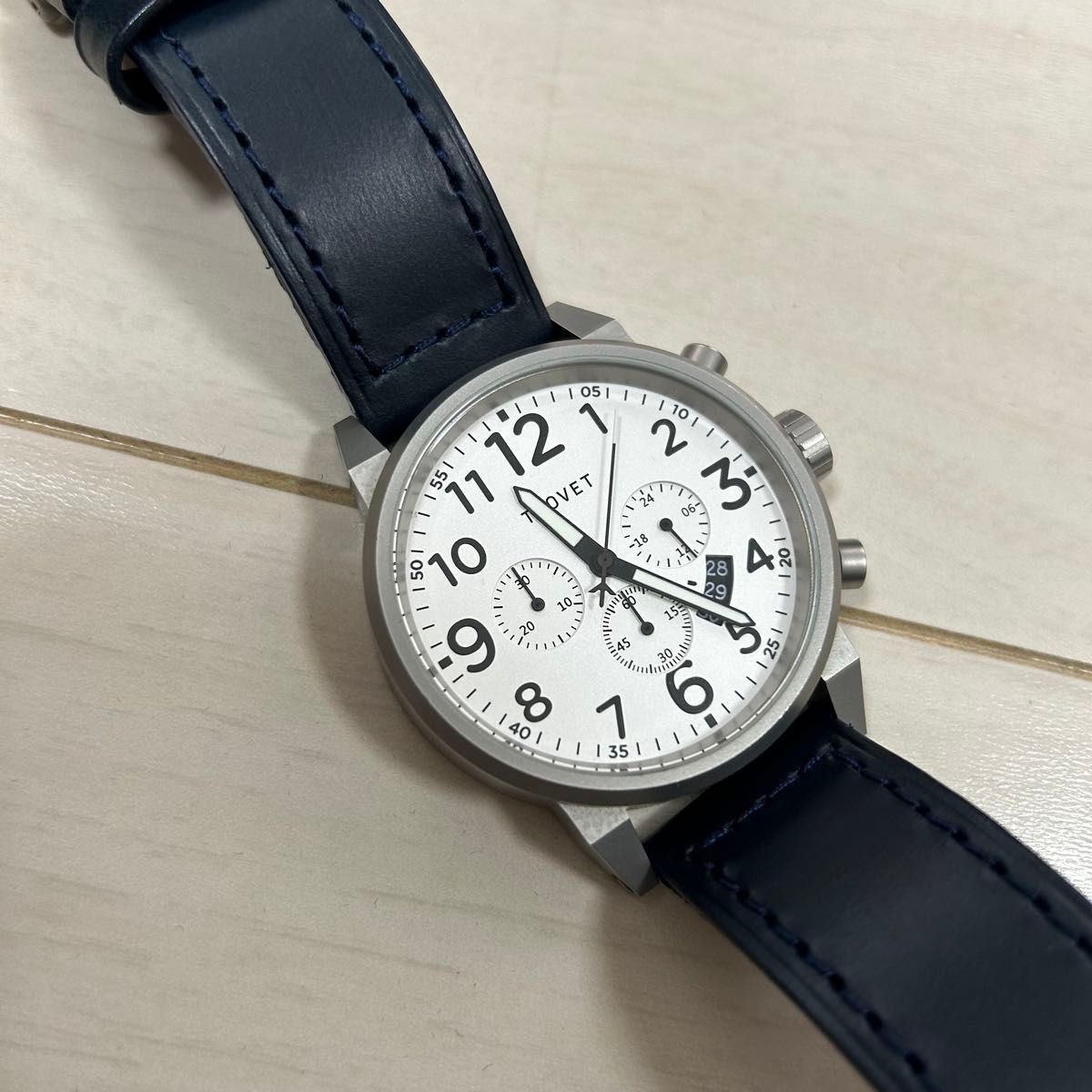 TSOVET JPT-TS44 Chronograph Watch, Good Condition, No Accessories From Japan