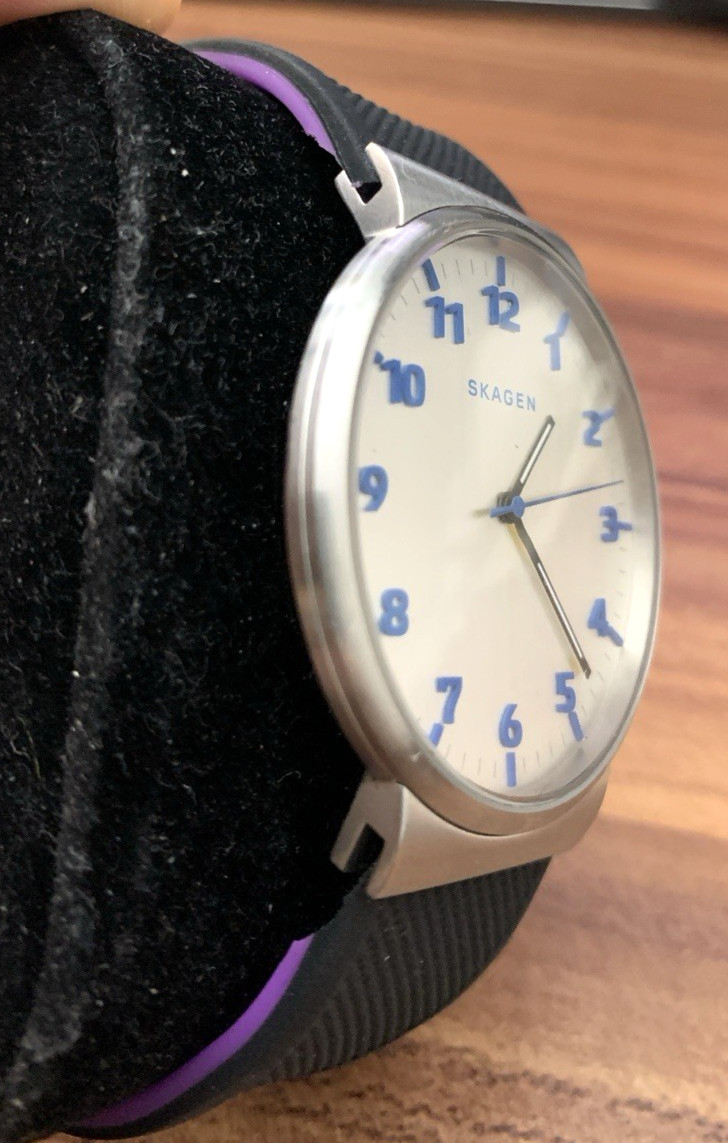 Skagen Denmark Men’s Watch SKW6162 Quartz Gray Dial Black Barton Strap 41mm