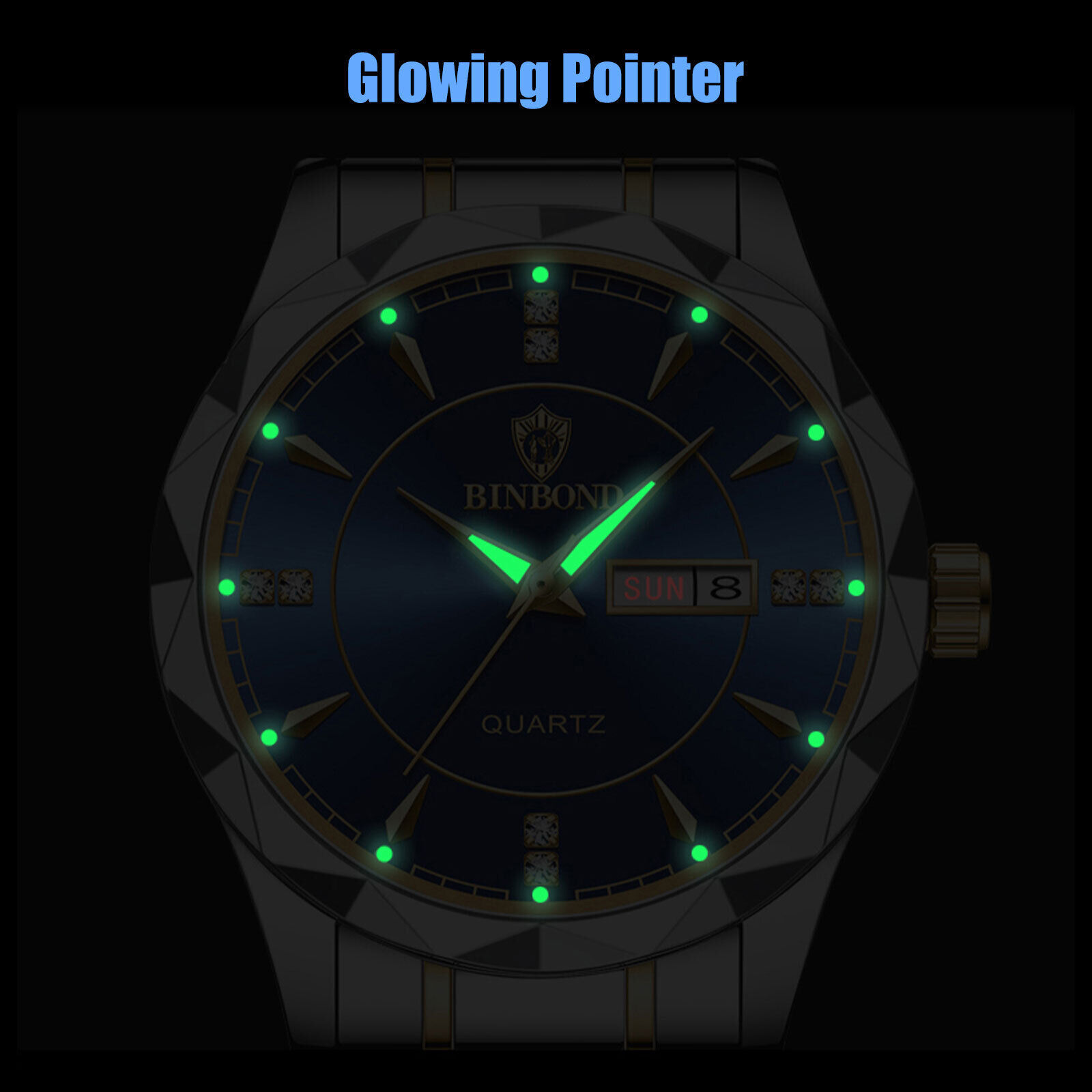 Waterproof Men’s Luxury Quartz Watch Stainless Steel Luminous Classic Business