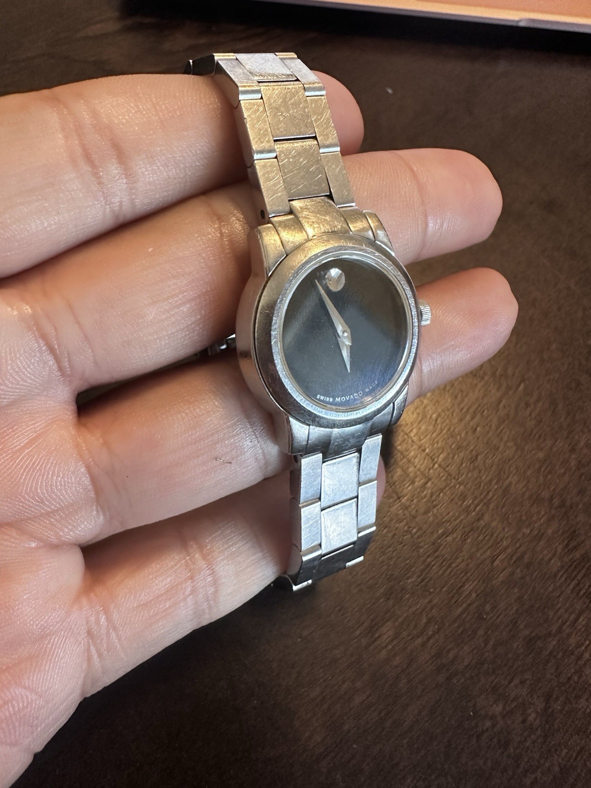 Movado Swiss Watch Luxury Timepiece Designer Watch Excellent Condition